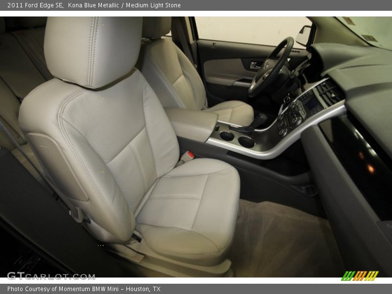 Kona Blue Metallic / Medium Light Stone 2011 Ford Edge SE