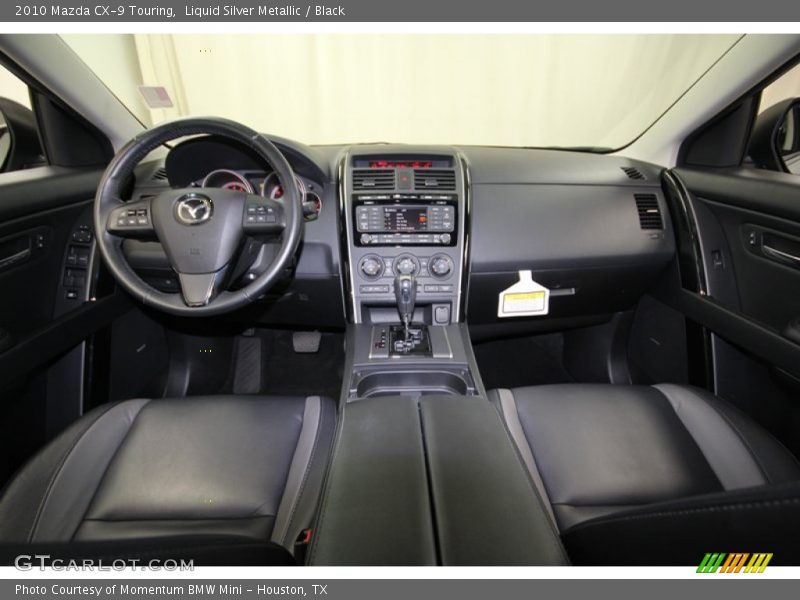Liquid Silver Metallic / Black 2010 Mazda CX-9 Touring