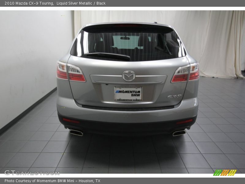 Liquid Silver Metallic / Black 2010 Mazda CX-9 Touring