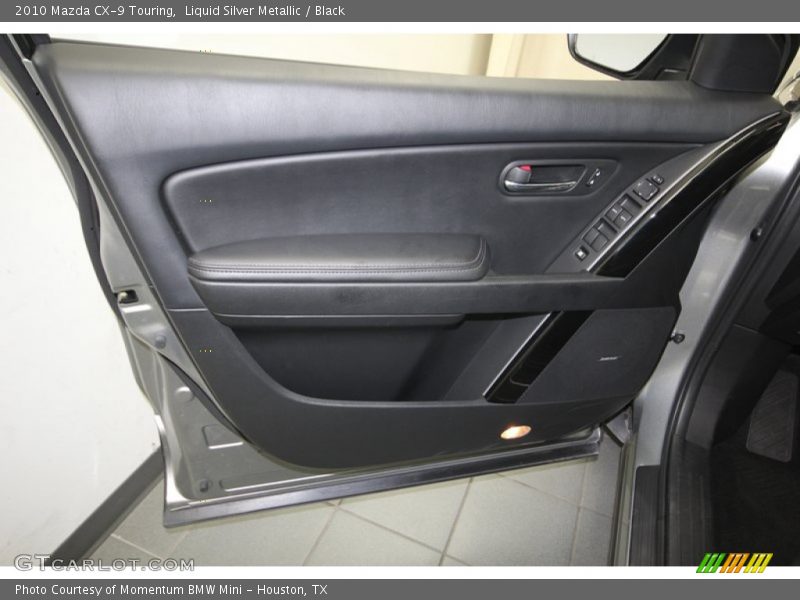 Liquid Silver Metallic / Black 2010 Mazda CX-9 Touring