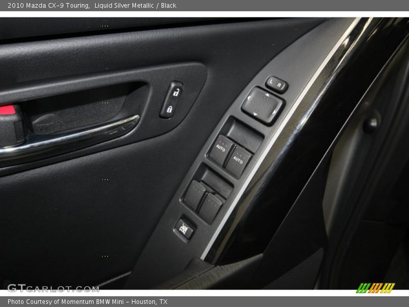 Liquid Silver Metallic / Black 2010 Mazda CX-9 Touring