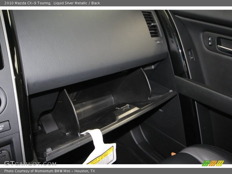 Liquid Silver Metallic / Black 2010 Mazda CX-9 Touring