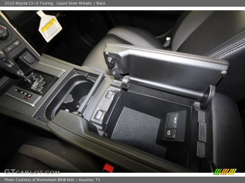 Liquid Silver Metallic / Black 2010 Mazda CX-9 Touring