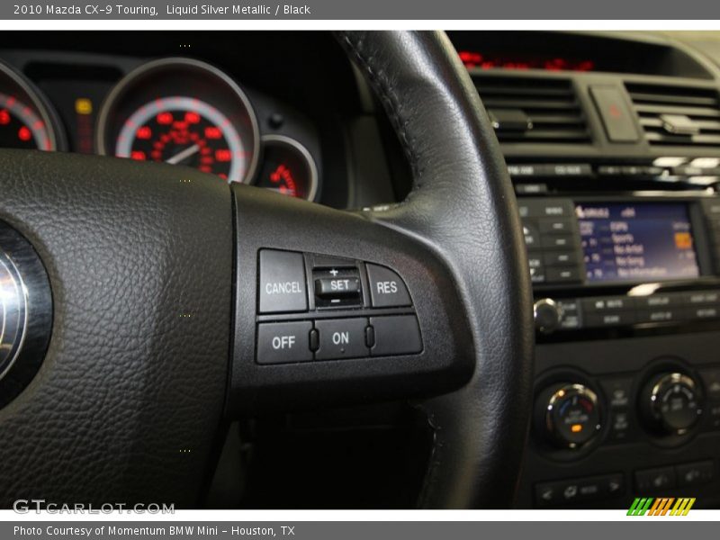 Liquid Silver Metallic / Black 2010 Mazda CX-9 Touring
