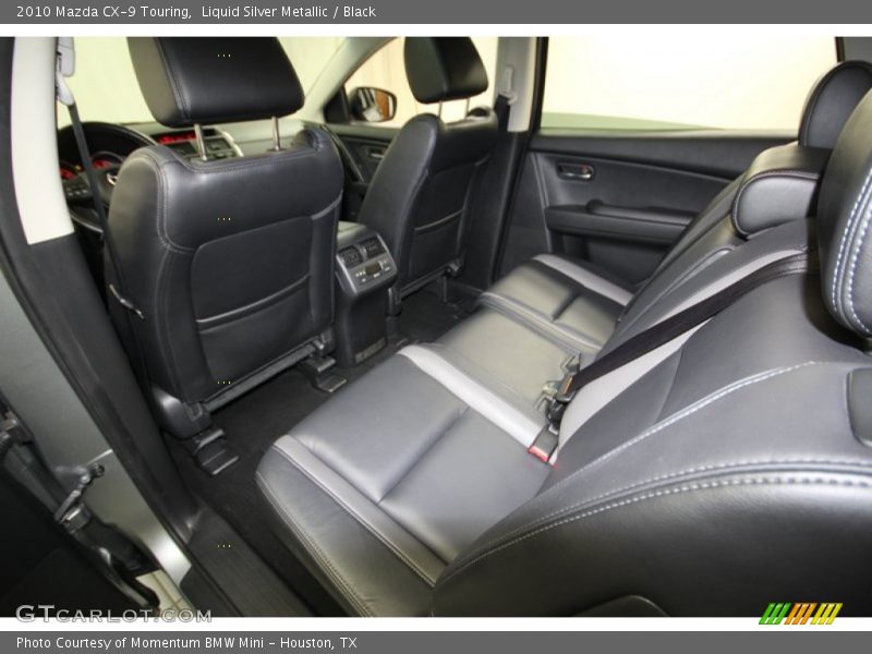 Liquid Silver Metallic / Black 2010 Mazda CX-9 Touring