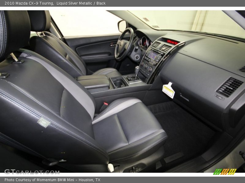 Liquid Silver Metallic / Black 2010 Mazda CX-9 Touring
