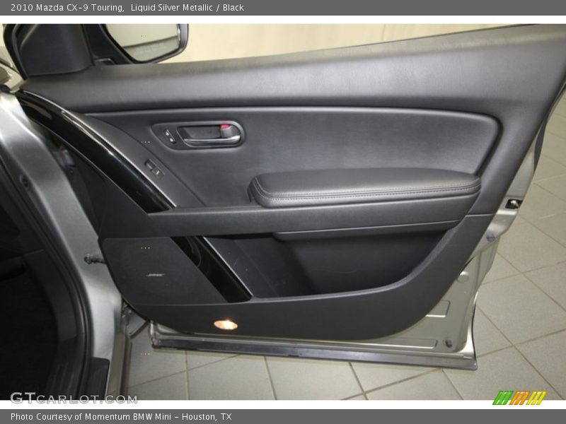 Liquid Silver Metallic / Black 2010 Mazda CX-9 Touring