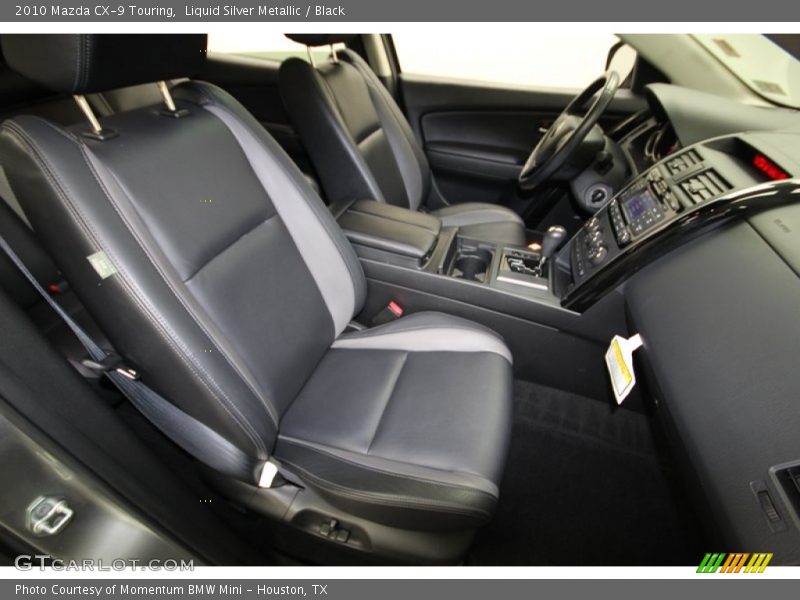 Liquid Silver Metallic / Black 2010 Mazda CX-9 Touring