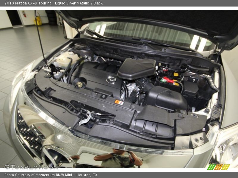 Liquid Silver Metallic / Black 2010 Mazda CX-9 Touring