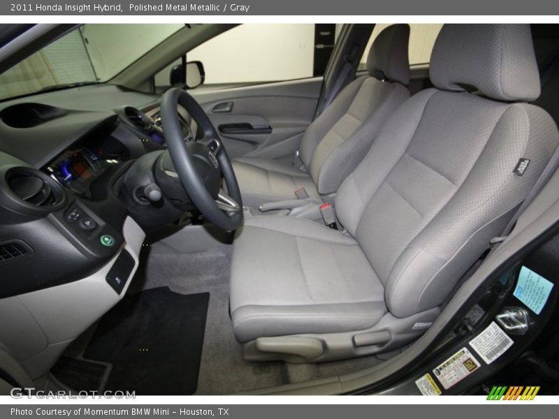 Front Seat of 2011 Insight Hybrid