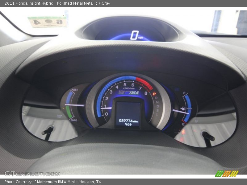  2011 Insight Hybrid Hybrid Gauges