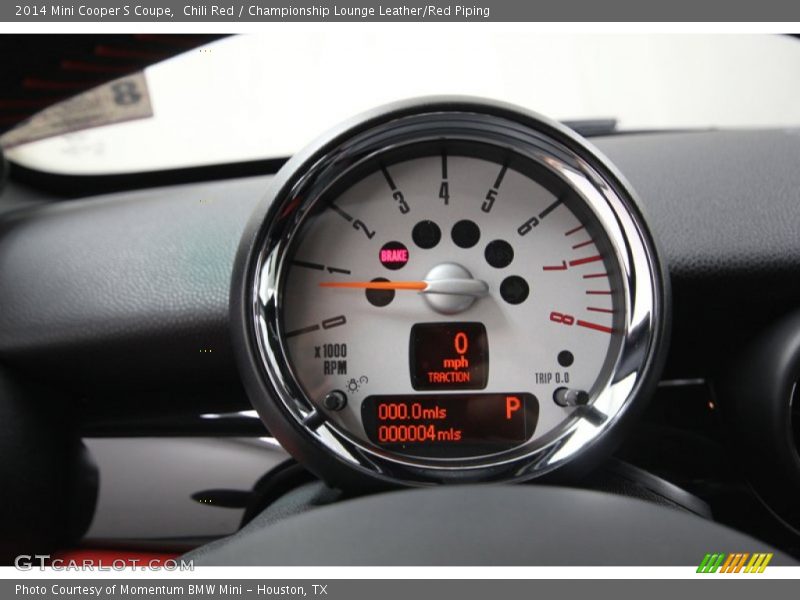 Chili Red / Championship Lounge Leather/Red Piping 2014 Mini Cooper S Coupe