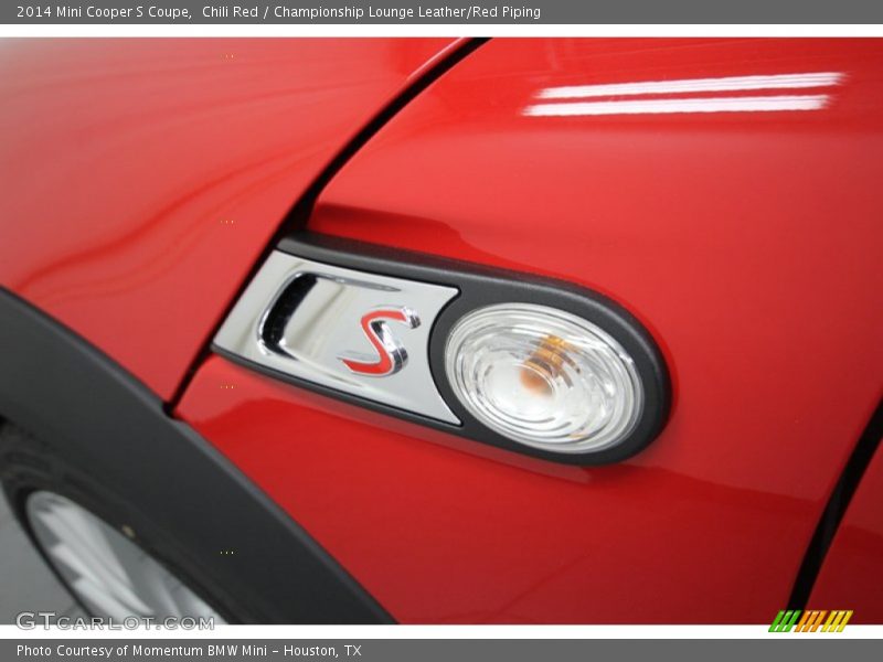 Chili Red / Championship Lounge Leather/Red Piping 2014 Mini Cooper S Coupe