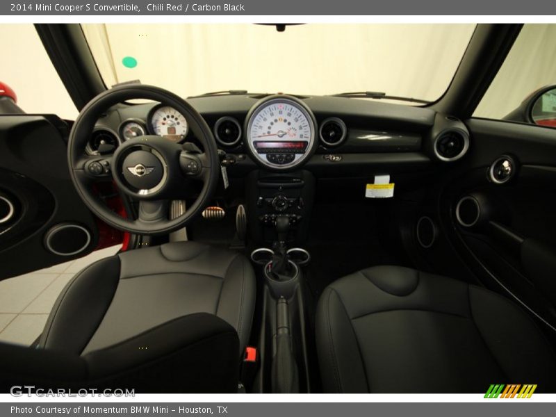 Chili Red / Carbon Black 2014 Mini Cooper S Convertible