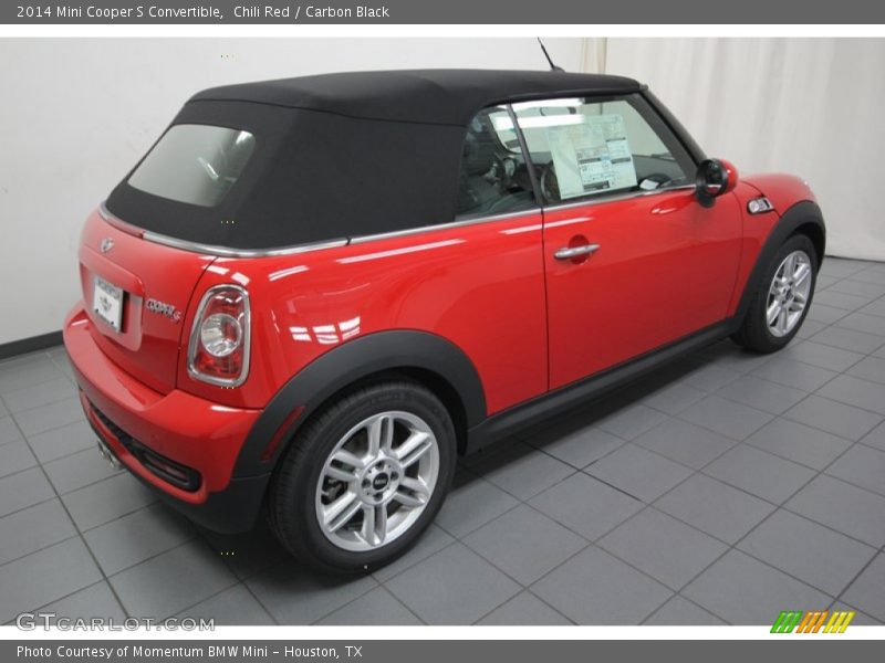 Chili Red / Carbon Black 2014 Mini Cooper S Convertible