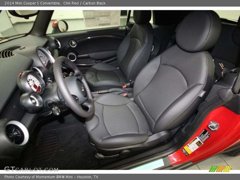 Chili Red / Carbon Black 2014 Mini Cooper S Convertible