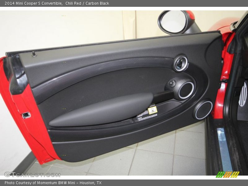 Chili Red / Carbon Black 2014 Mini Cooper S Convertible