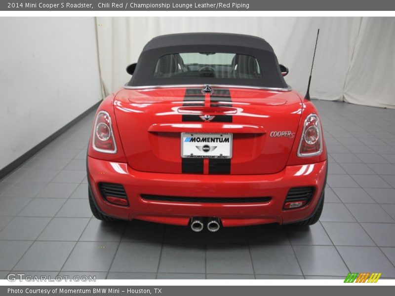 Chili Red / Championship Lounge Leather/Red Piping 2014 Mini Cooper S Roadster