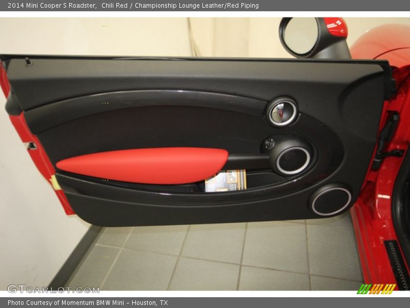 Chili Red / Championship Lounge Leather/Red Piping 2014 Mini Cooper S Roadster