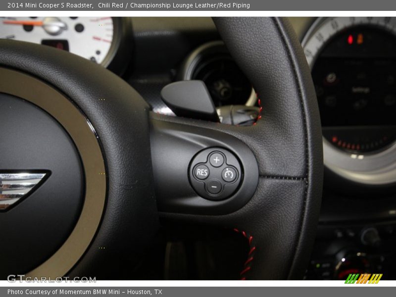 Chili Red / Championship Lounge Leather/Red Piping 2014 Mini Cooper S Roadster