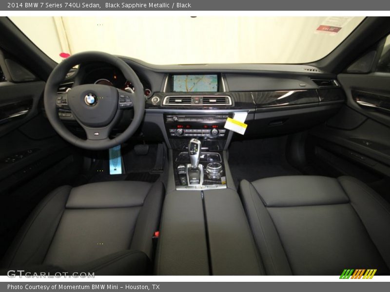 Black Sapphire Metallic / Black 2014 BMW 7 Series 740Li Sedan