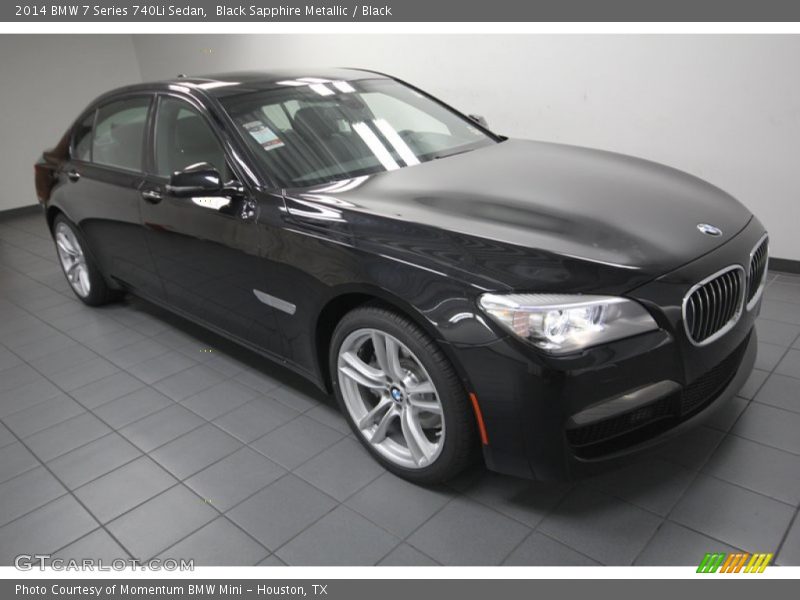 Front 3/4 View of 2014 7 Series 740Li Sedan