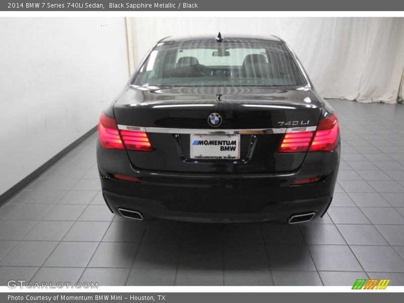 Black Sapphire Metallic / Black 2014 BMW 7 Series 740Li Sedan