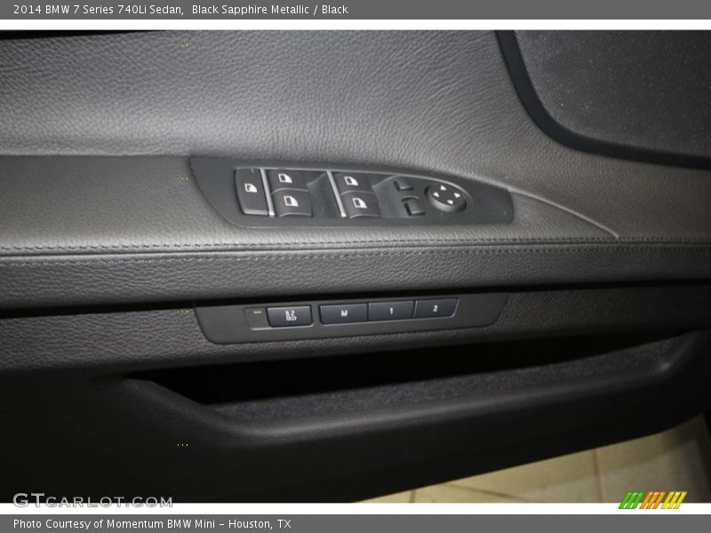 Black Sapphire Metallic / Black 2014 BMW 7 Series 740Li Sedan