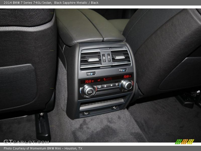 Black Sapphire Metallic / Black 2014 BMW 7 Series 740Li Sedan