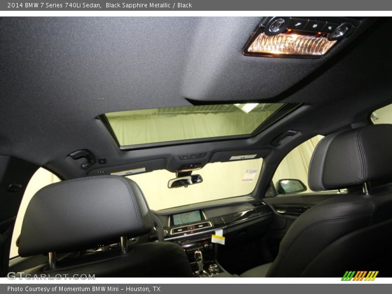 Black Sapphire Metallic / Black 2014 BMW 7 Series 740Li Sedan
