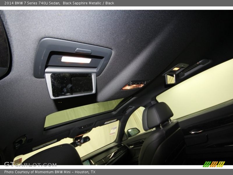 Black Sapphire Metallic / Black 2014 BMW 7 Series 740Li Sedan