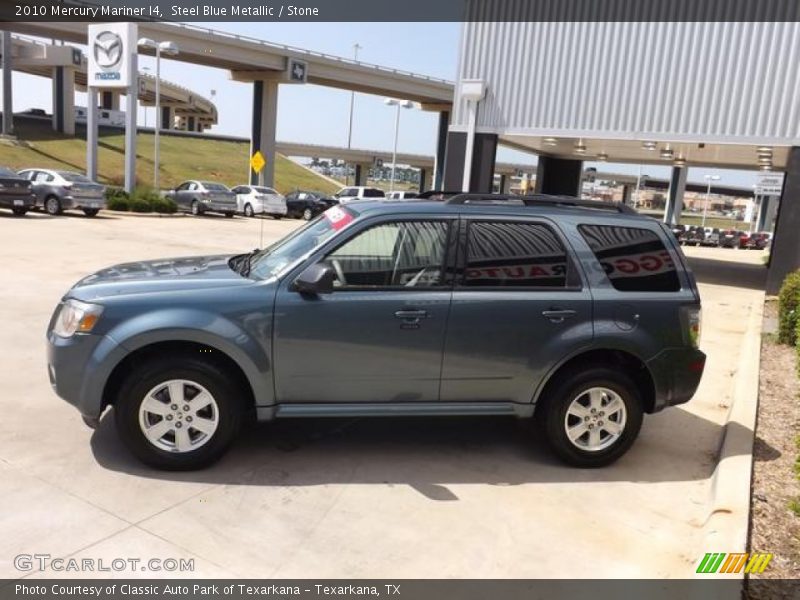 Steel Blue Metallic / Stone 2010 Mercury Mariner I4