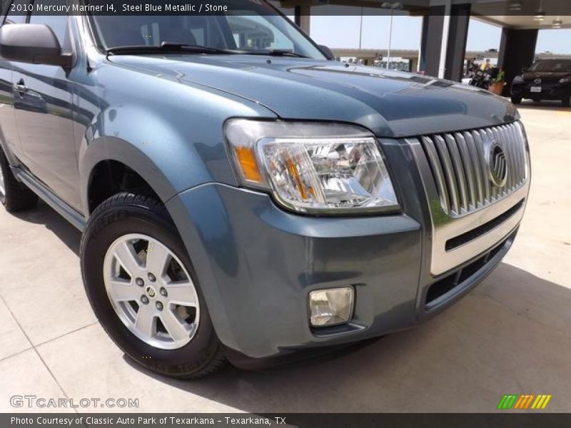 Steel Blue Metallic / Stone 2010 Mercury Mariner I4