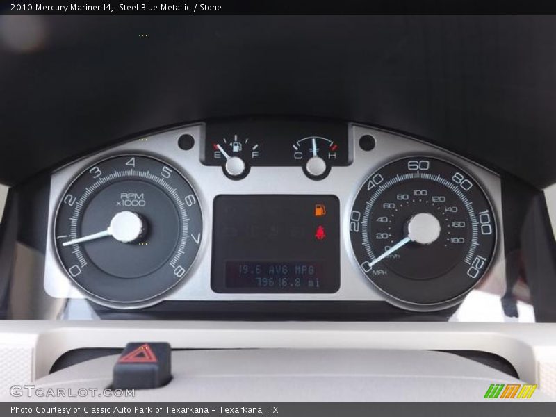 Steel Blue Metallic / Stone 2010 Mercury Mariner I4