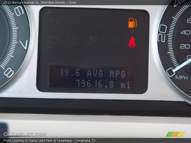 Steel Blue Metallic / Stone 2010 Mercury Mariner I4