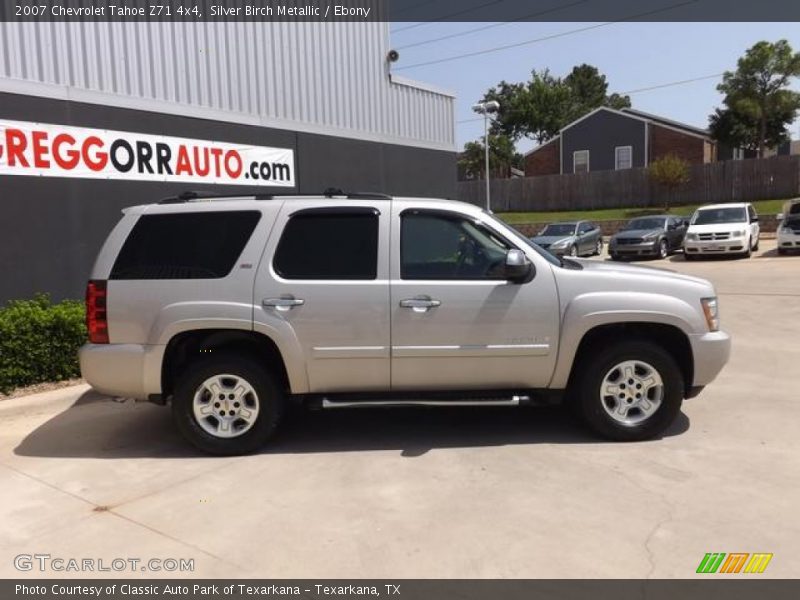 Silver Birch Metallic / Ebony 2007 Chevrolet Tahoe Z71 4x4