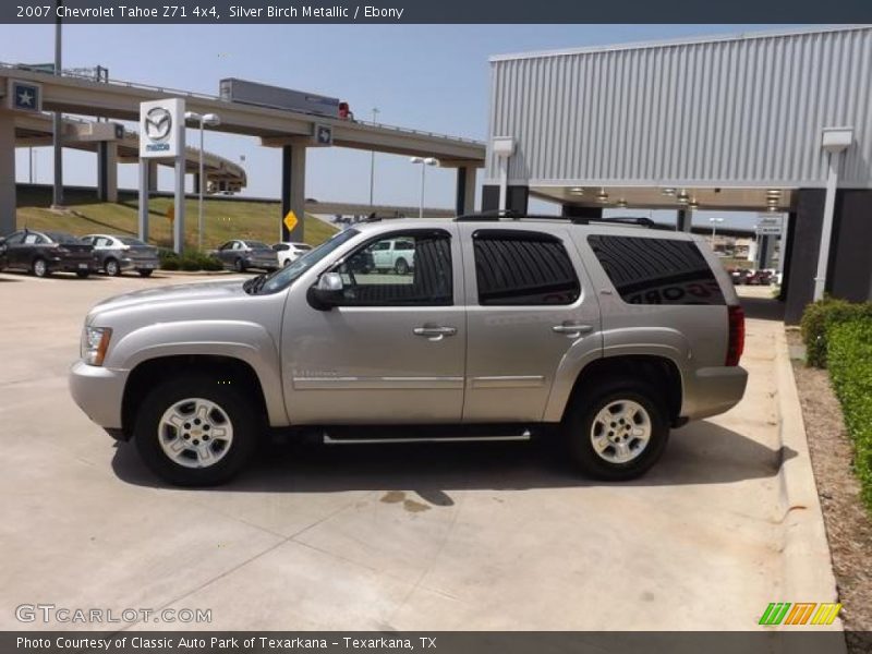 Silver Birch Metallic / Ebony 2007 Chevrolet Tahoe Z71 4x4