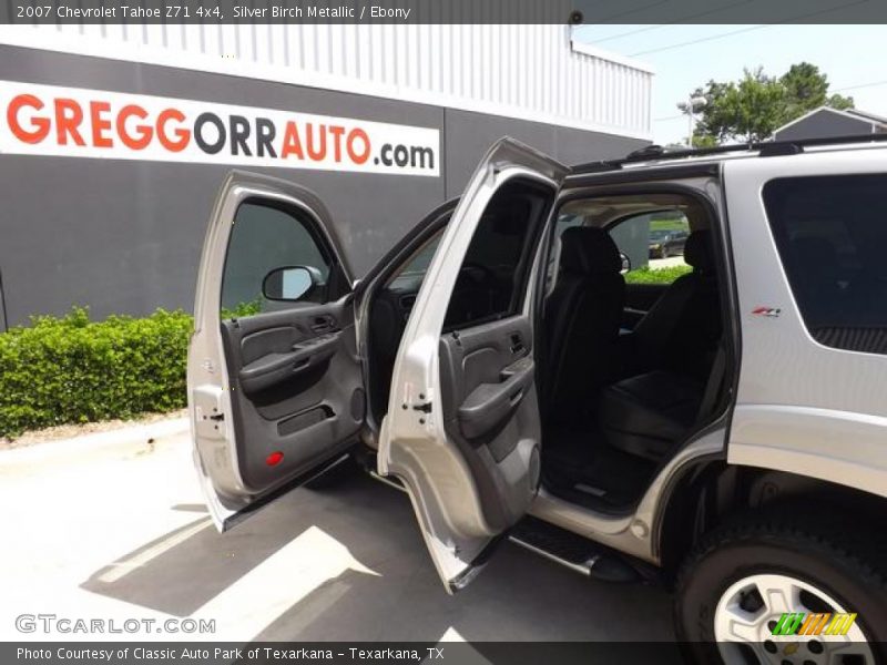 Silver Birch Metallic / Ebony 2007 Chevrolet Tahoe Z71 4x4