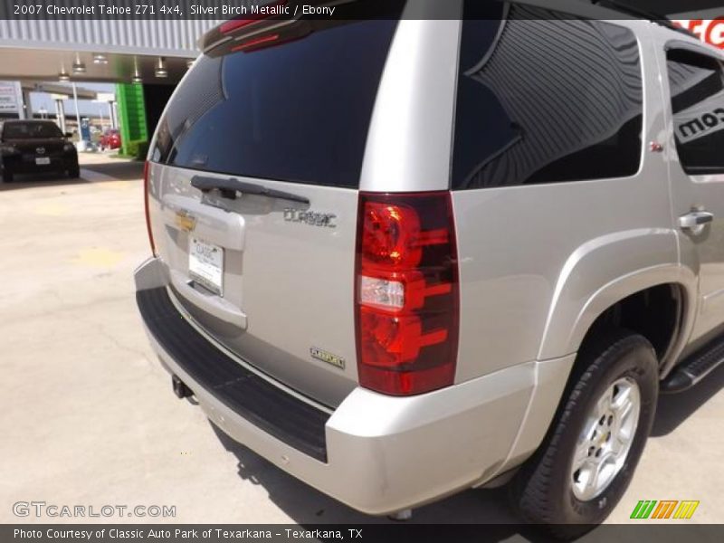 Silver Birch Metallic / Ebony 2007 Chevrolet Tahoe Z71 4x4