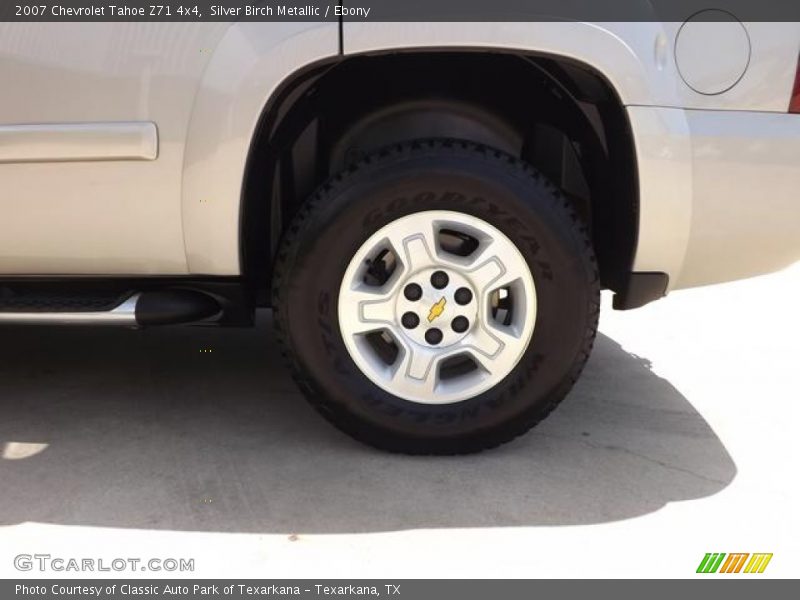 Silver Birch Metallic / Ebony 2007 Chevrolet Tahoe Z71 4x4