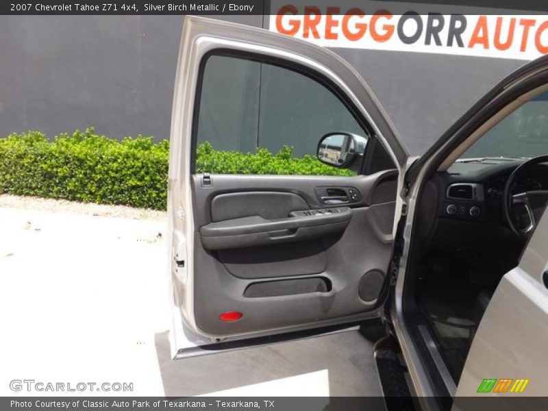 Silver Birch Metallic / Ebony 2007 Chevrolet Tahoe Z71 4x4