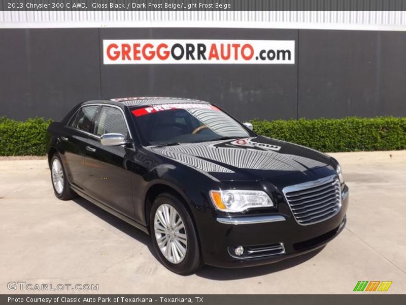 Gloss Black / Dark Frost Beige/Light Frost Beige 2013 Chrysler 300 C AWD