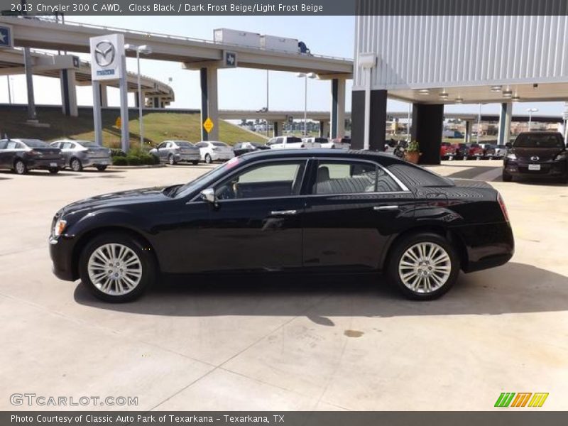 Gloss Black / Dark Frost Beige/Light Frost Beige 2013 Chrysler 300 C AWD