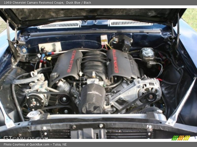 Dusk Blue / Black 1969 Chevrolet Camaro Restomod Coupe