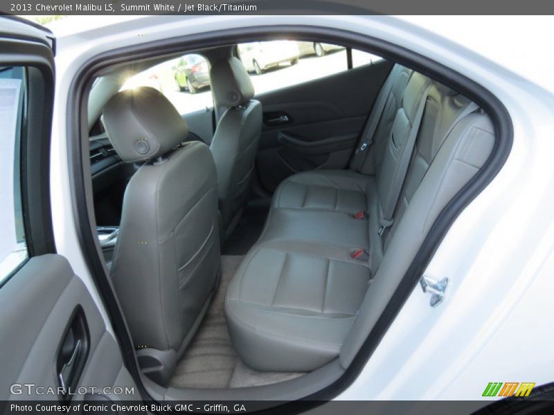 Summit White / Jet Black/Titanium 2013 Chevrolet Malibu LS