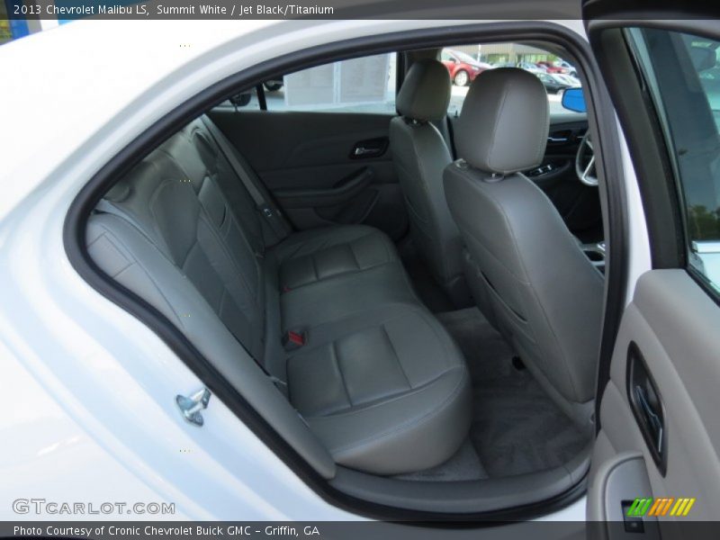 Summit White / Jet Black/Titanium 2013 Chevrolet Malibu LS