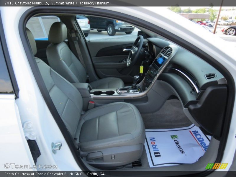 Summit White / Jet Black/Titanium 2013 Chevrolet Malibu LS