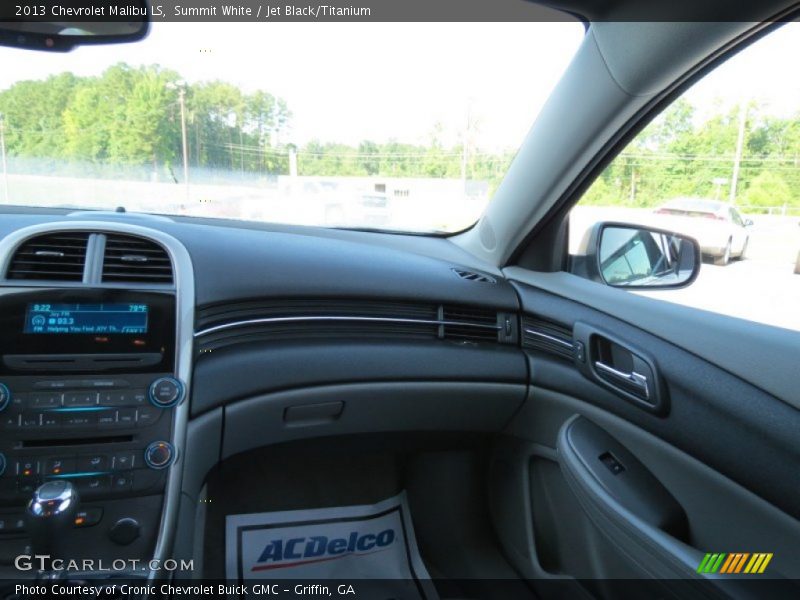 Summit White / Jet Black/Titanium 2013 Chevrolet Malibu LS