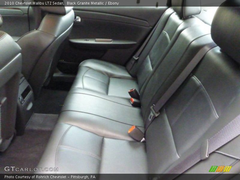 Rear Seat of 2010 Malibu LTZ Sedan