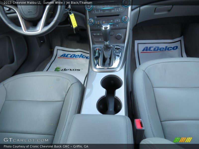 Summit White / Jet Black/Titanium 2013 Chevrolet Malibu LS